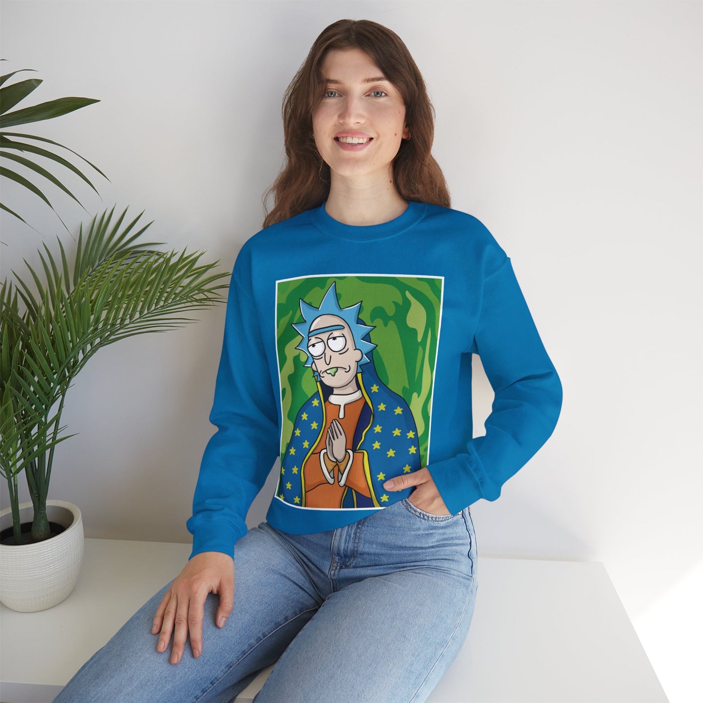 La virgencita Rick - Sudadera Unisex