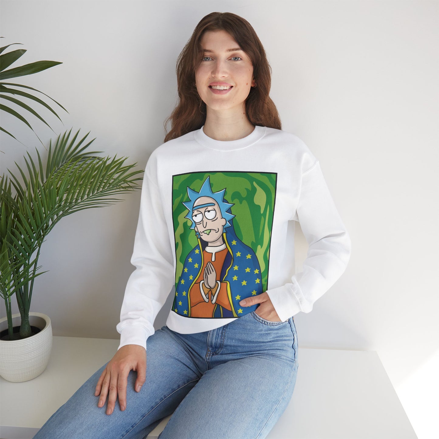 La virgencita Rick - Sudadera Unisex