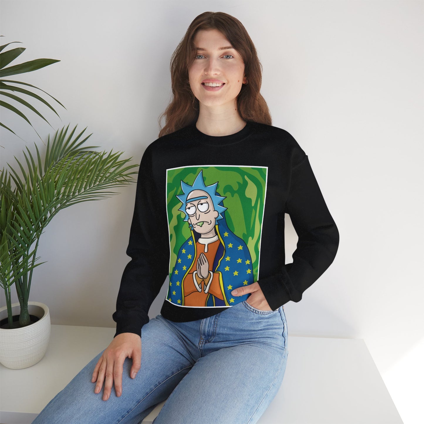La virgencita Rick - Sudadera Unisex